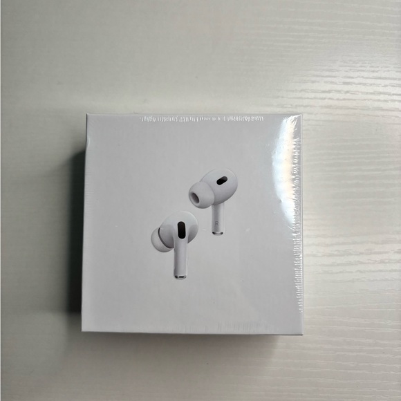 BRAND NEW SEALED BOX Apple AirPods Pro 2nd Generation, Lightning Charging Cable - Picture 1 of 11